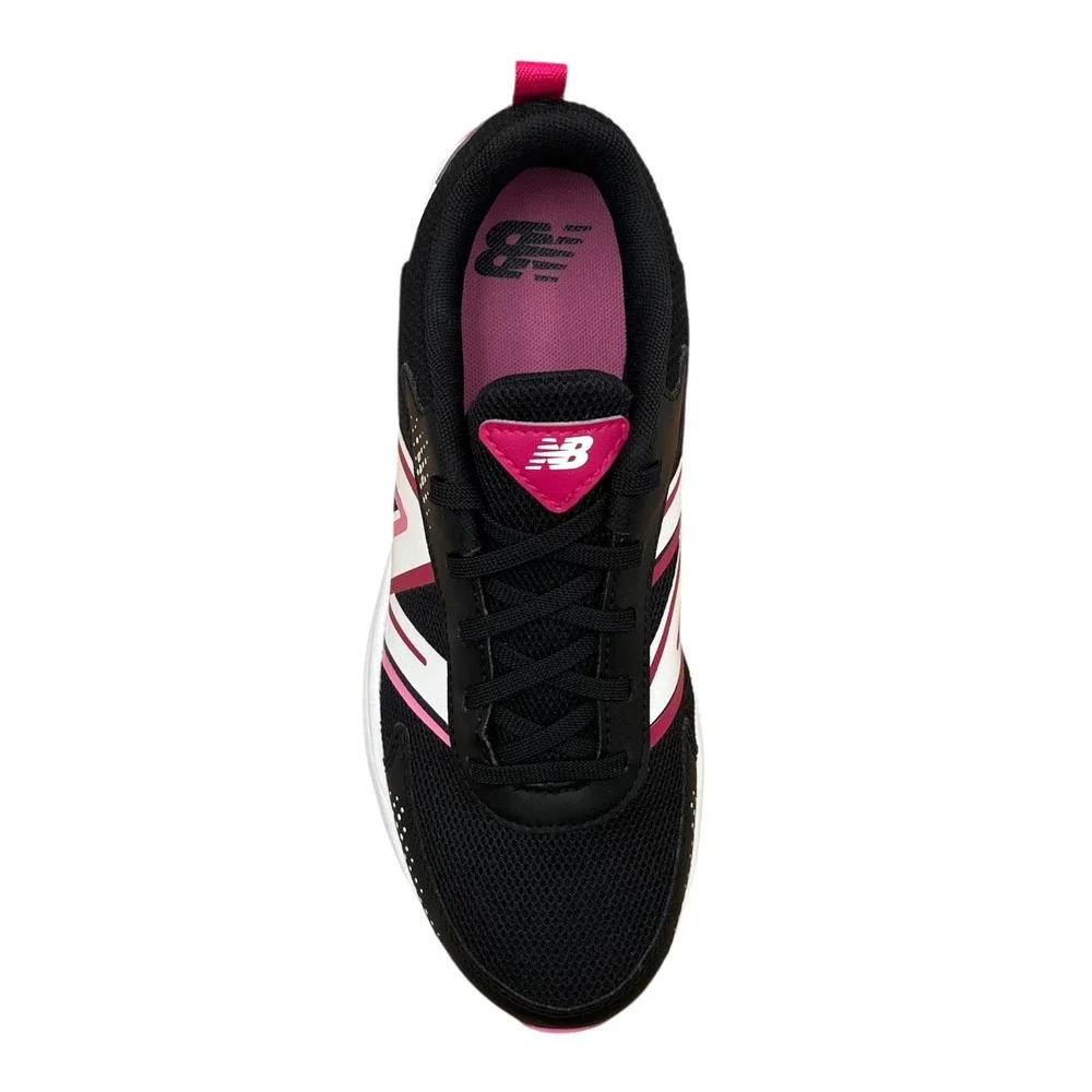 New Balance Youth Girls DynaSoft 545 v1 Running Shoes Size 3.5 Black Pink Laceup